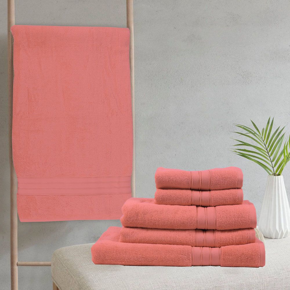 BYFT - Home Trendy Premium Bath Sheet - Pink - 90 x 180cm 