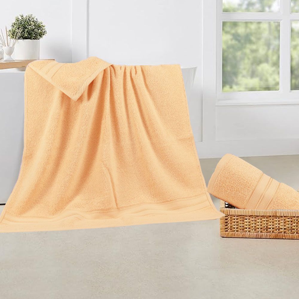 BYFT - Home Trendy Premium Bath Towel - Peach - 70 x 140cm 