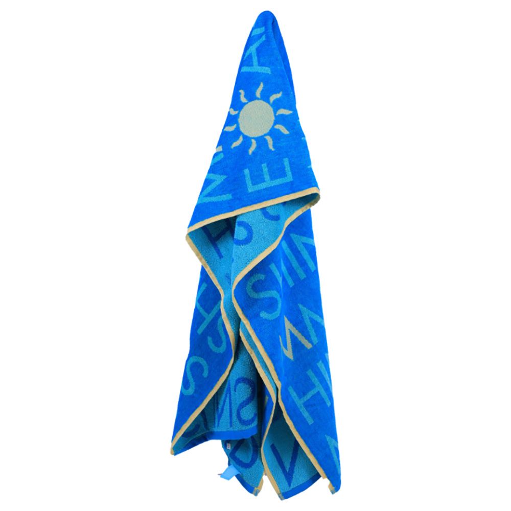 BYFT - Cotton Jacquard Beach Towel - 86x162cm - Sunshine And Summer