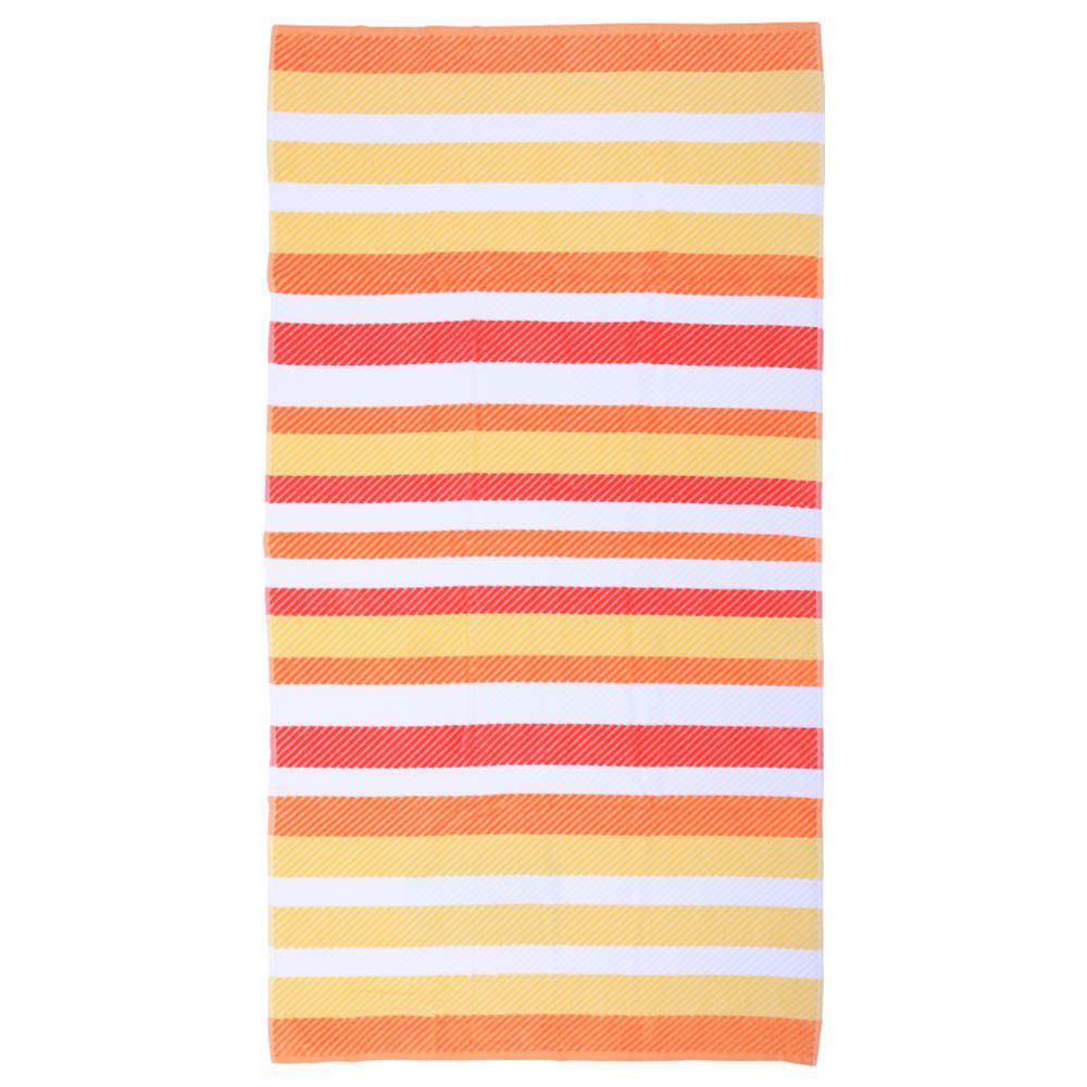 BYFT - Cotton Jacquard Beach Towel - 86x162cm - Orange