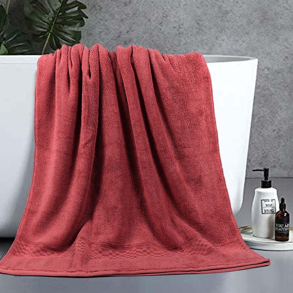 BYFT - Home Ultra Premium Bath Sheet - Burgundy - 90 x 180cm