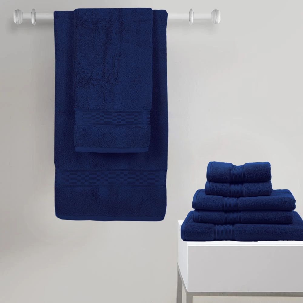 BYFT - Home Ultra Premium Bath Sheet - Blue - 90 x 180cm