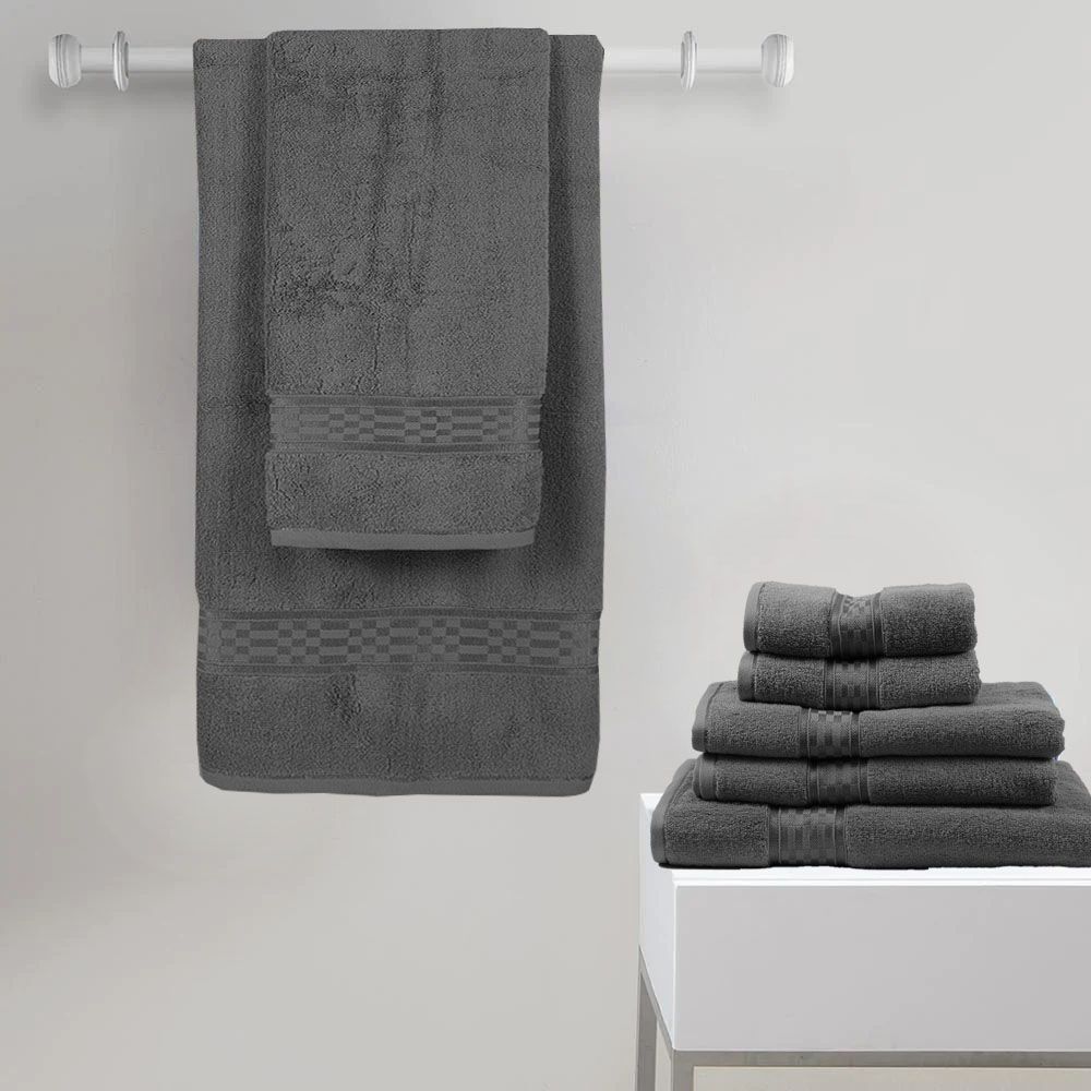 BYFT - Home Ultra Premium Hand Towel - Grey - 50 x 90cm