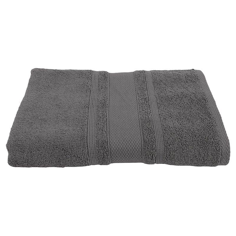 BYFT - Home Castle Premium Bath Sheet - Grey - 90 x 180cm