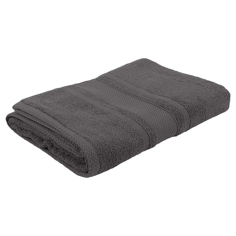 BYFT - Home Castle Premium Bath Sheet - Grey - 90 x 180cm