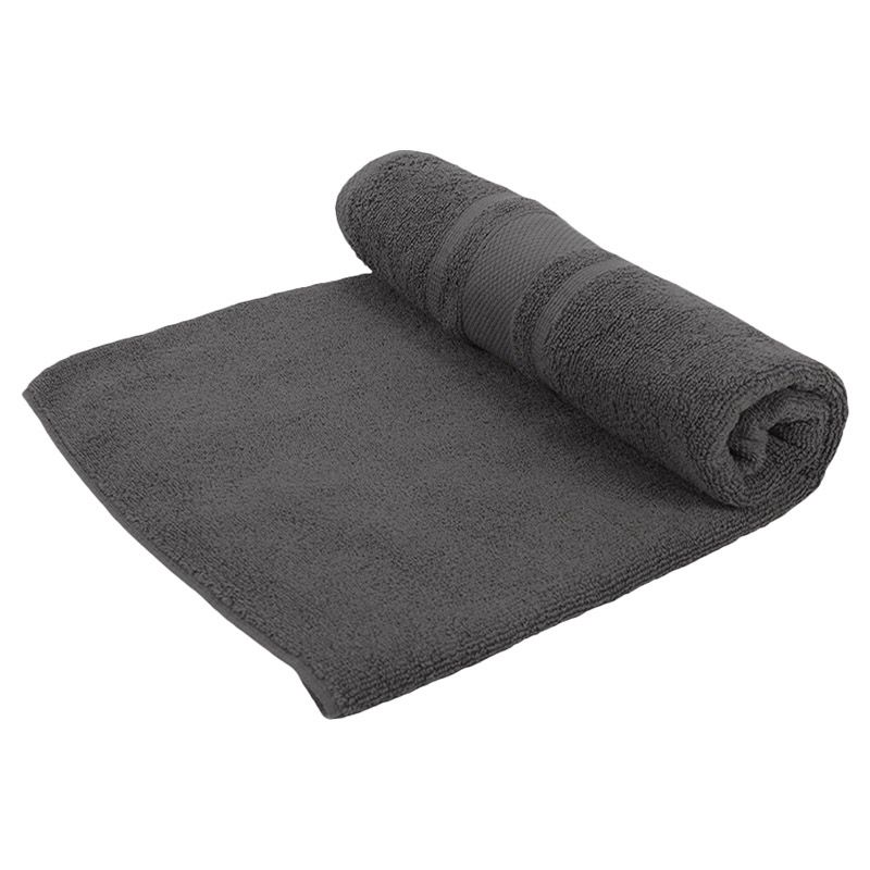 BYFT - Home Castle Premium Bath Sheet - Grey - 90 x 180cm