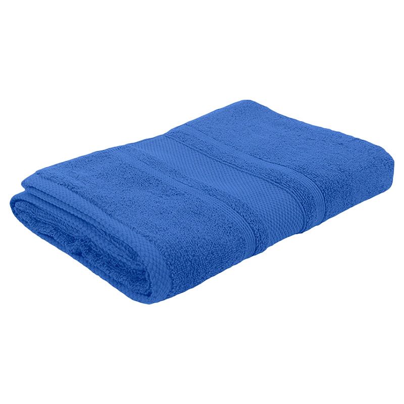 BYFT - Home Castle Premium Bath Sheet - Blue - 90 x 180cm