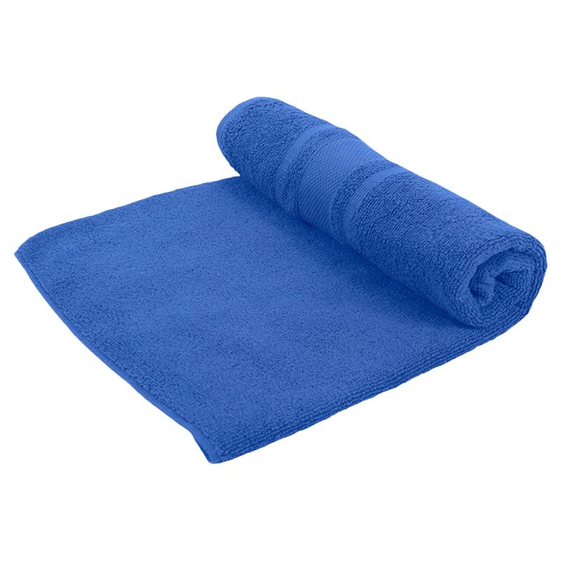 BYFT - Home Castle Premium Bath Sheet - Blue - 90 x 180cm