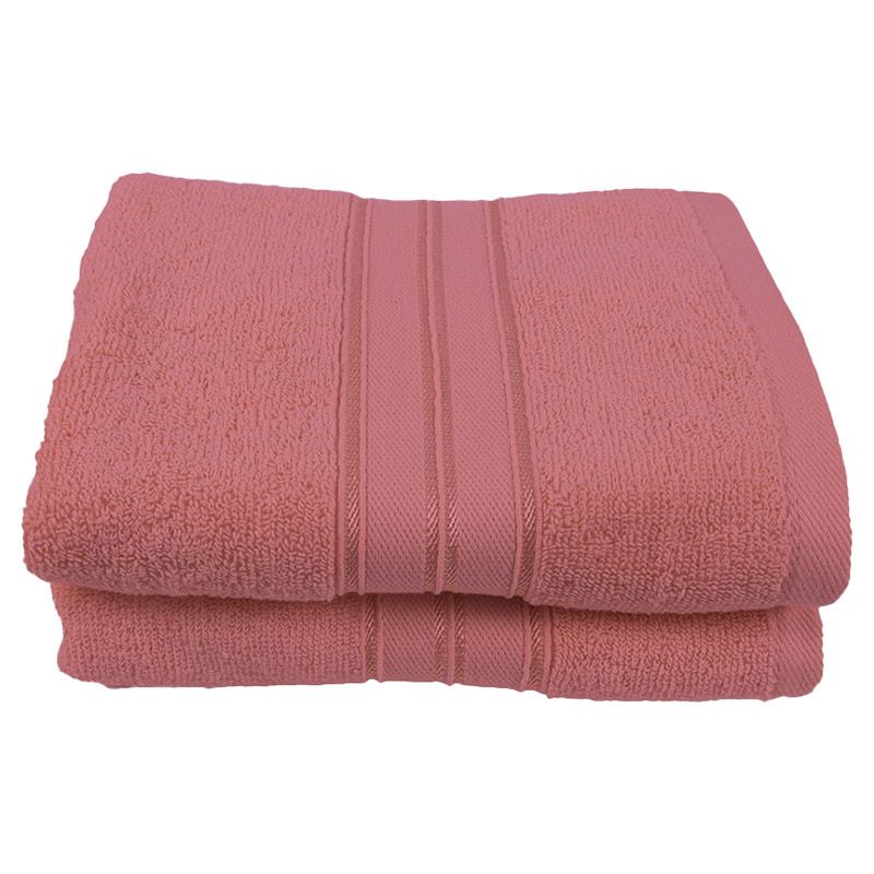 BYFT - Home Trendy Premium Hand Towel - Pink - 50 x 90cm - Pack of 2