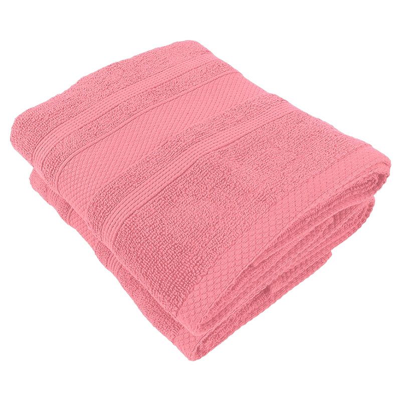 BYFT - Home Castle Premium Hand Towel - Pink - 50 x 90cm - Pack of 2