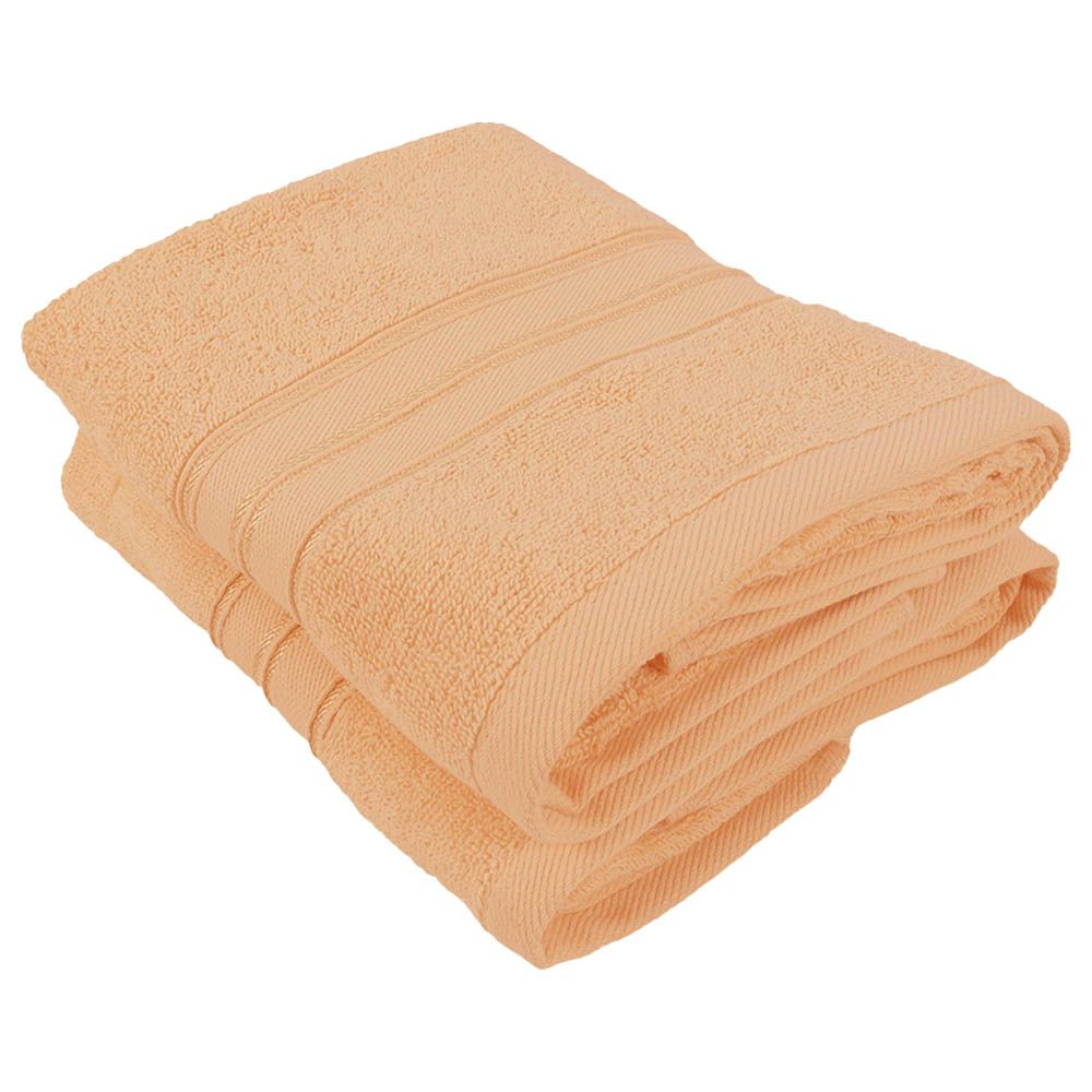 BYFT - Home Trendy Premium Hand Towel - Peach - 50 x 90cm - Pack of 2