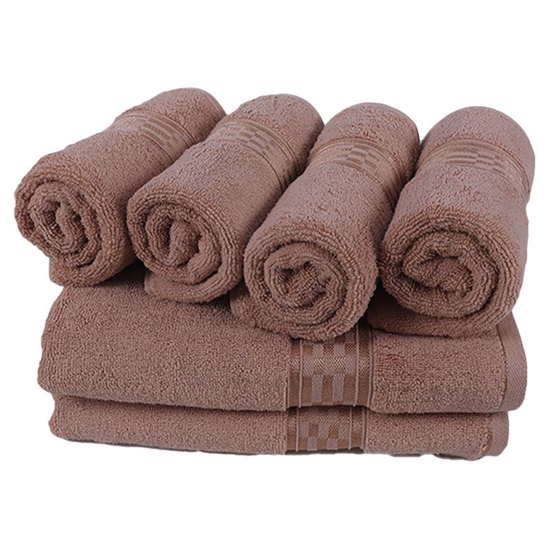 BYFT - Home Ultra Hand Towel 4pcs and Bath Towel 2pcs - Beige