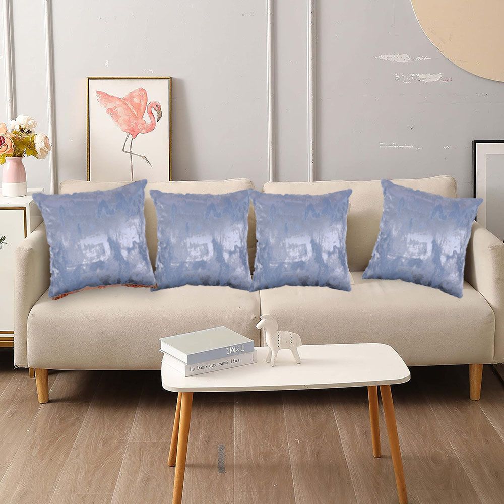 BYFT - Tranquil Twilight Decorative Cushion Cover - Grey - 2pcs