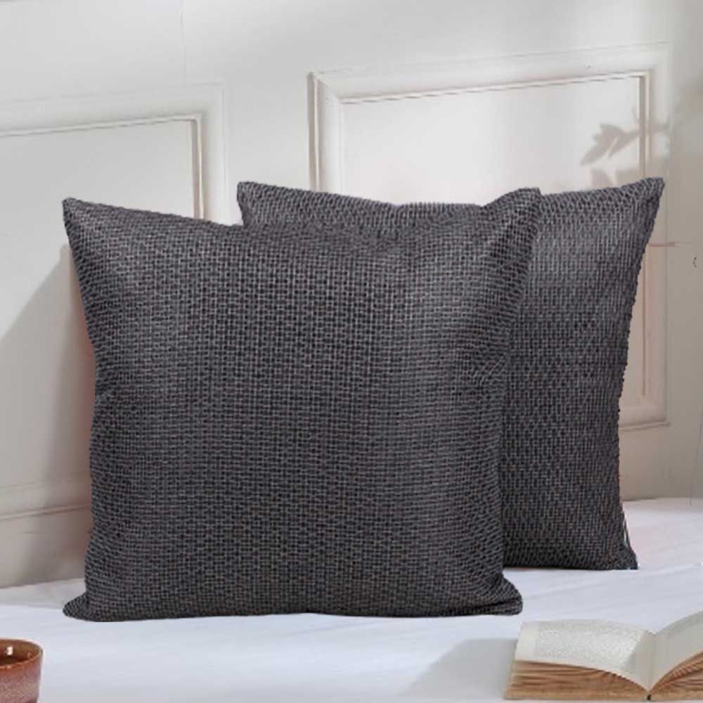 BYFT - Adelina Decorative Cushion Cover - Grey - 2pcs