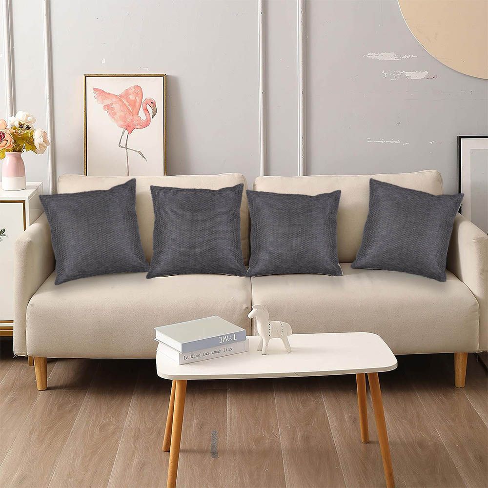 BYFT - Adelina Decorative Cushion Cover - Grey - 2pcs