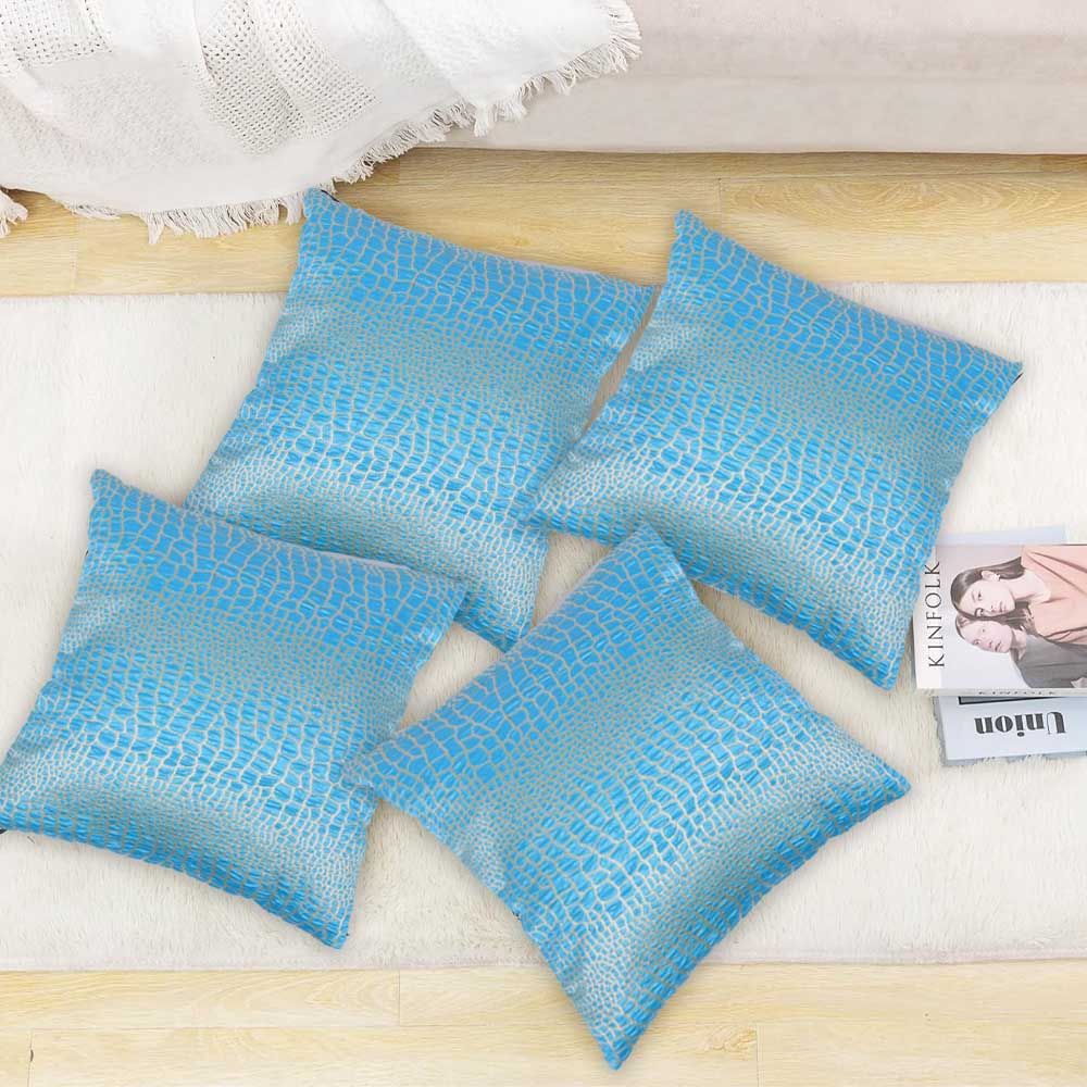 BYFT - Azure Elegance Decorative Cushion Cover - Arctic Blue - 2pcs