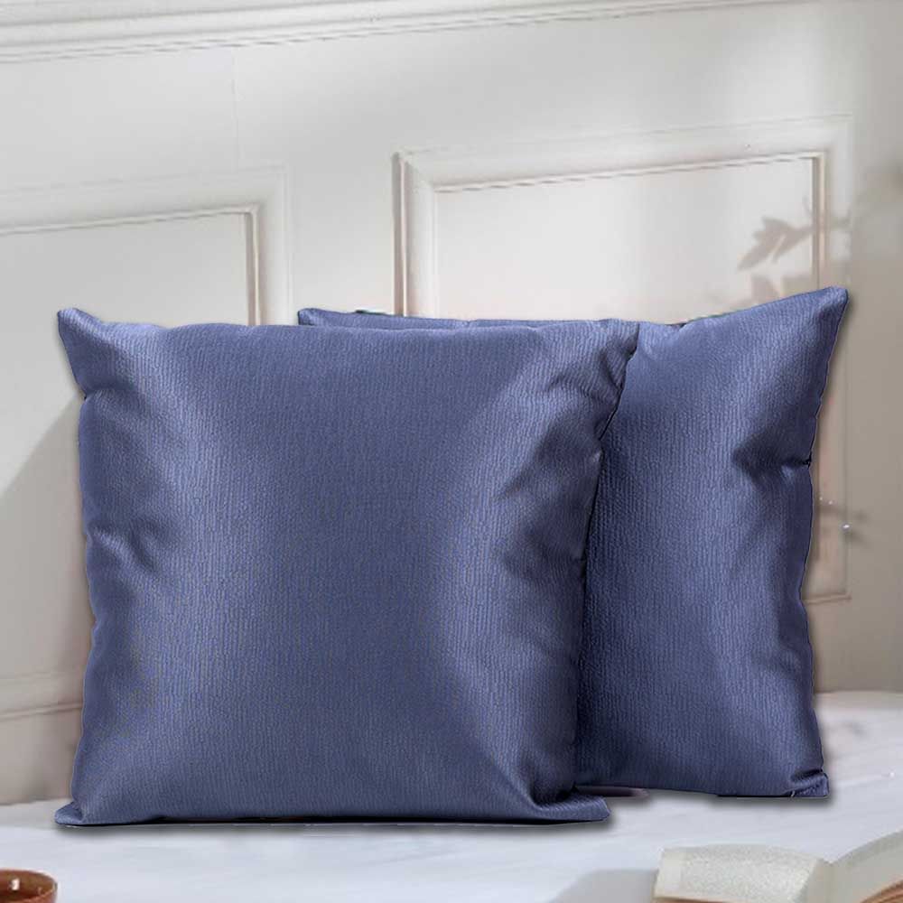 BYFT - Sapphire Splendor Decorative Cushion Cover - Sapphire Blue - 2pcs