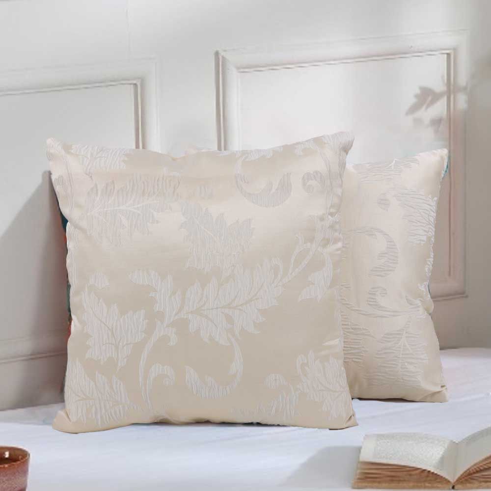 BYFT - Regal Decorative Cushion Cover - Cream - 2pcs