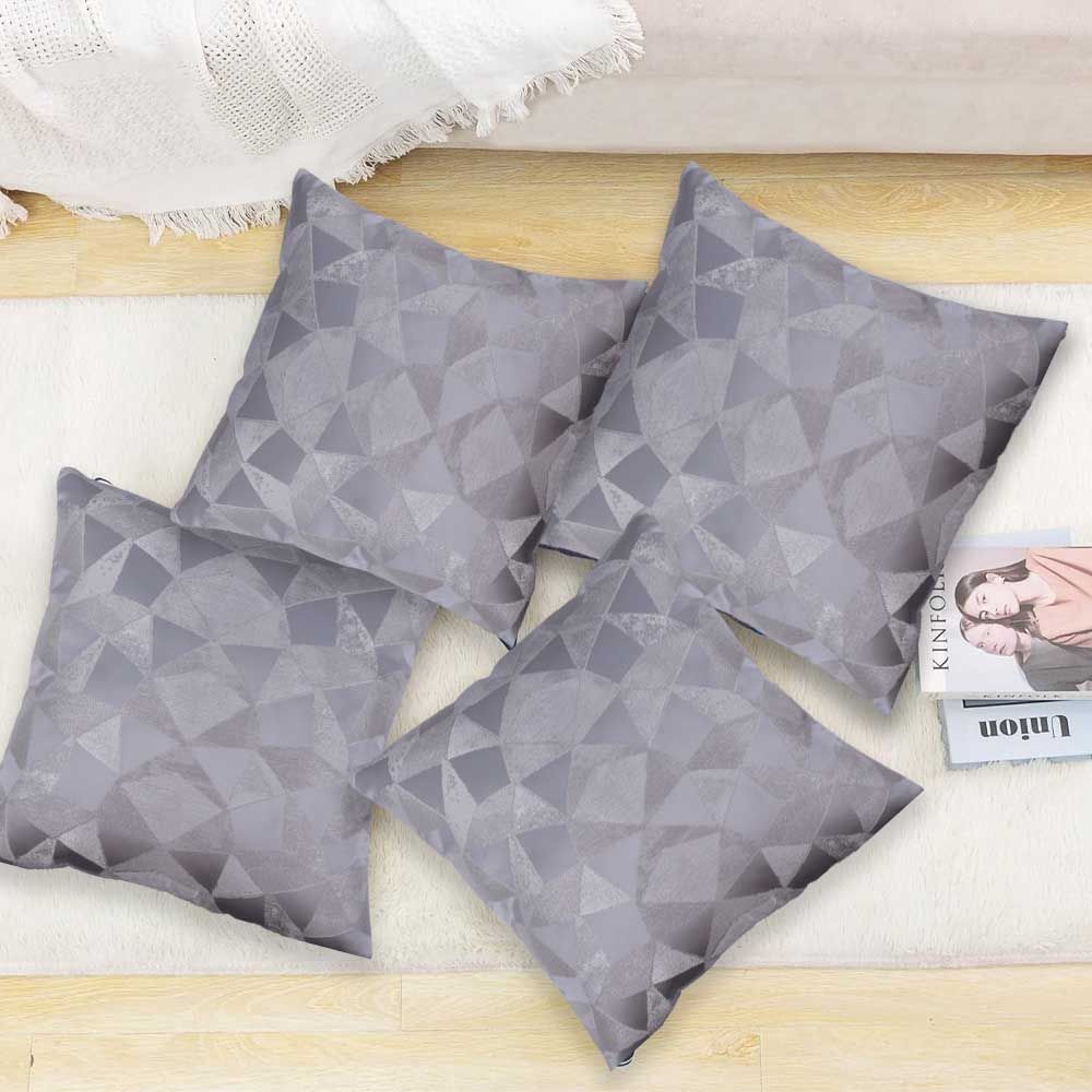 BYFT - Mystrey Decorative Cushion Cover - Grey - 2pcs