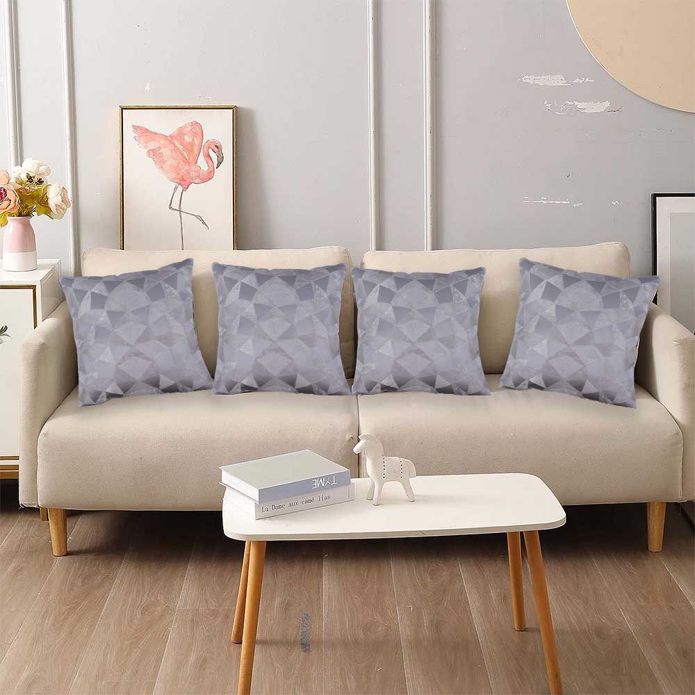 BYFT - Mystrey Decorative Cushion Cover - Grey - 2pcs