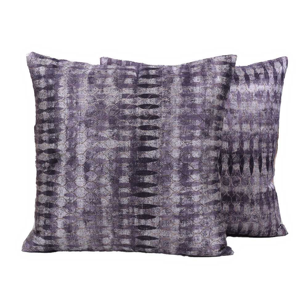 BYFT - Elegance In Ebony Decorative Cushion Cover - Dark Grey - 2pcs