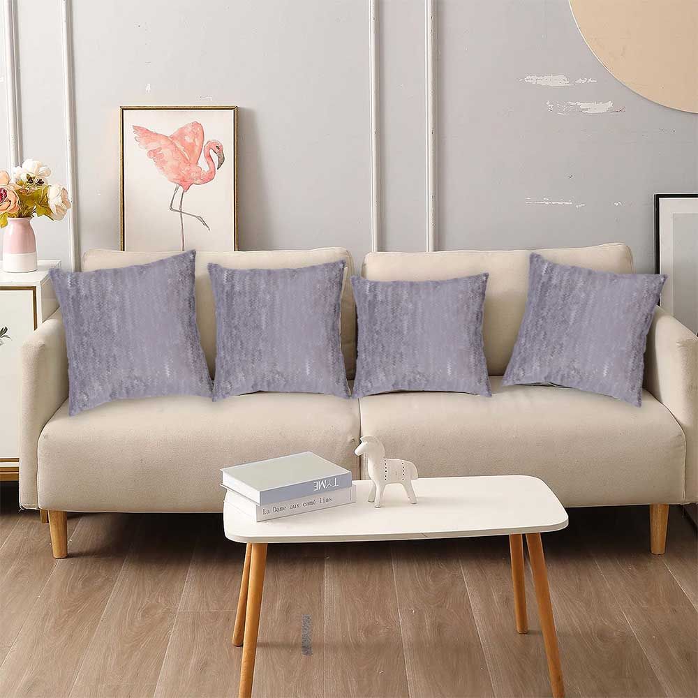 BYFT - Wave Decorative Cushion Cover - Grey - 2pcs