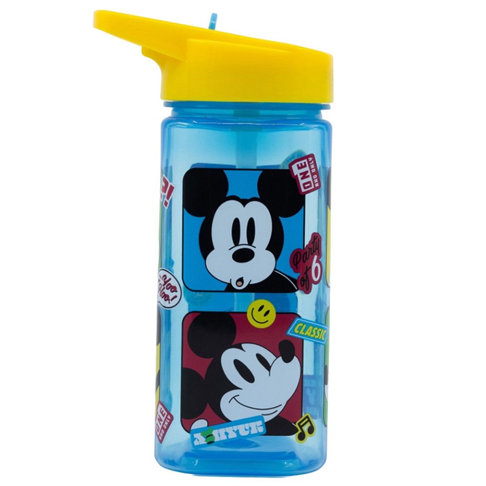 Disney - Square Water Bottle - Mickey Mouse Fun-Tastic - 510 ml