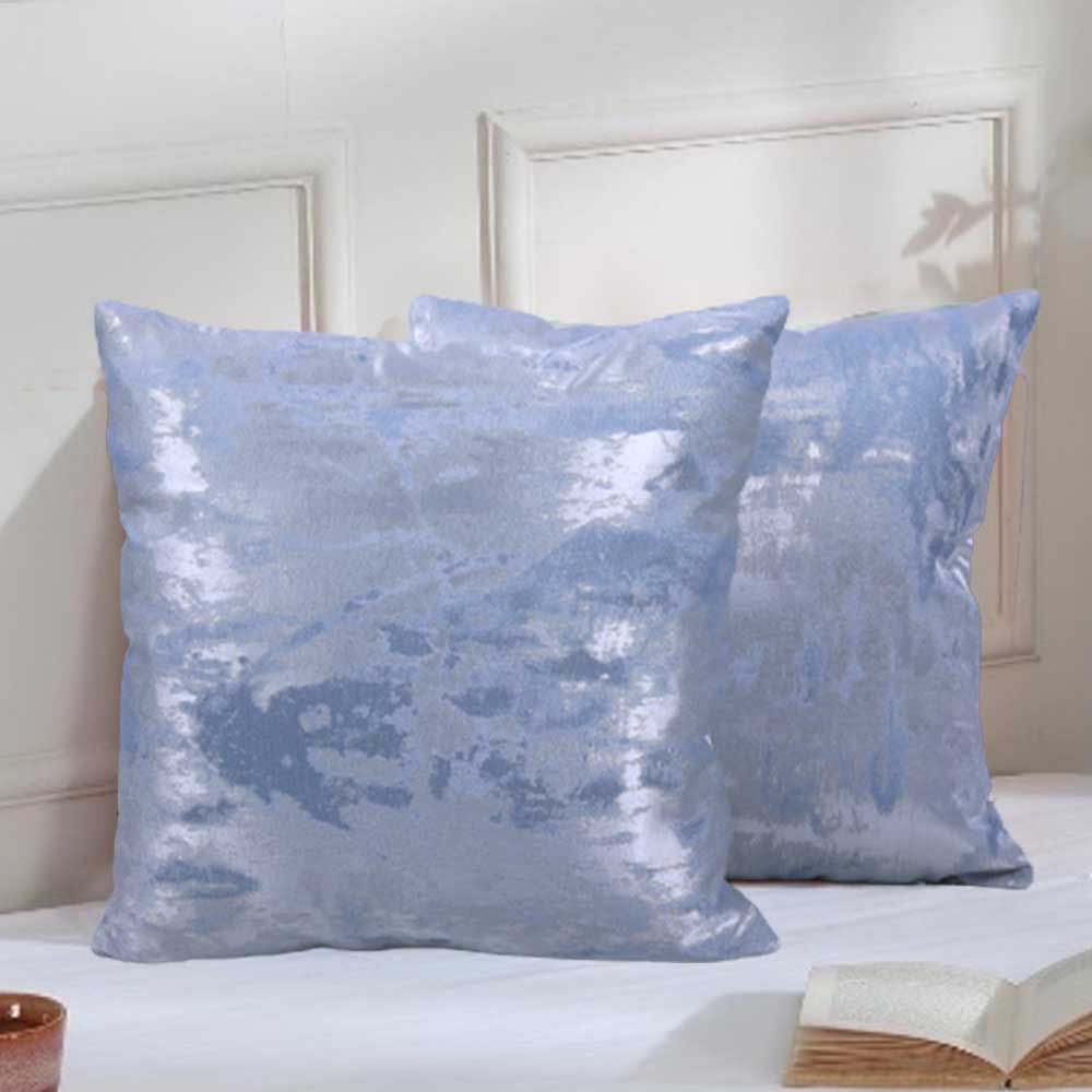 BYFT - Tranquil Twilight Decorative Cushion And Cover - Grey - 2pcs