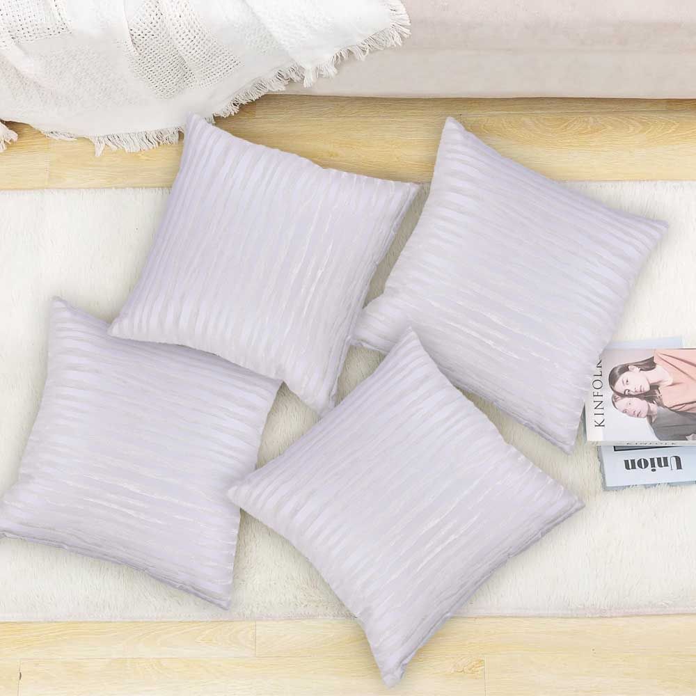 BYFT - Bianca Decorative Cushion And Cover - Cream - 2pcs