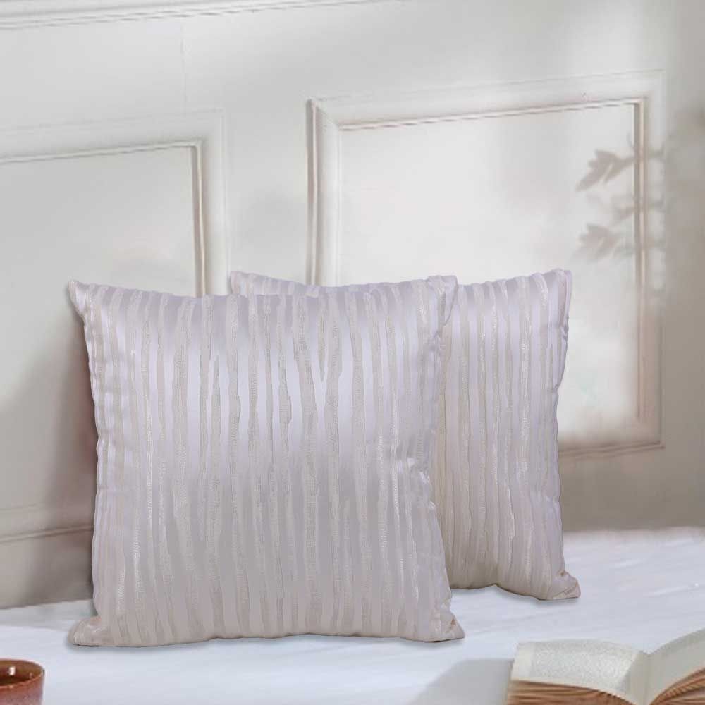 BYFT - Bianca Decorative Cushion And Cover - Cream - 2pcs