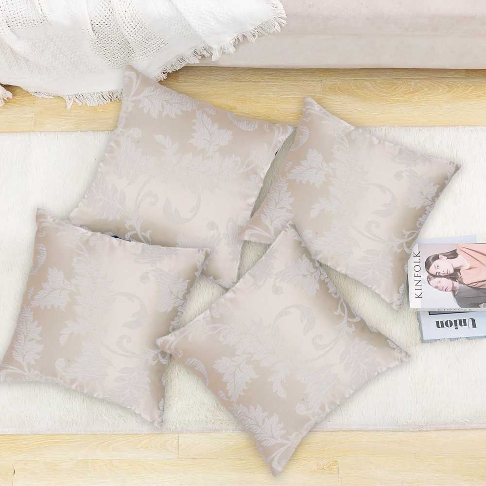 BYFT - Regal Decorative Cushion And Cover - Cream - 2pcs