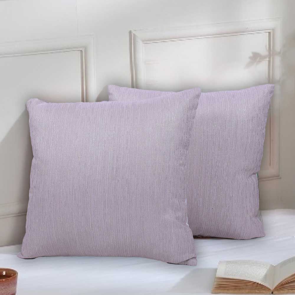 BYFT - Satin Blush Decorative Cushion And Cover - Pink Blush - 2pcs