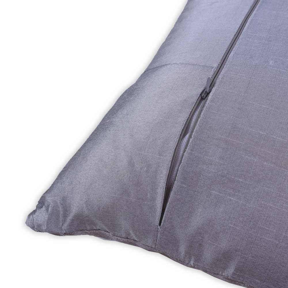 BYFT - Wave Decorative Cushion And Cover - Grey - 2pcs