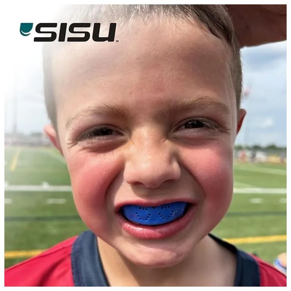 Sisu - 3D Youth Oral Care Mouthguard - Electric Blue - 2 mm