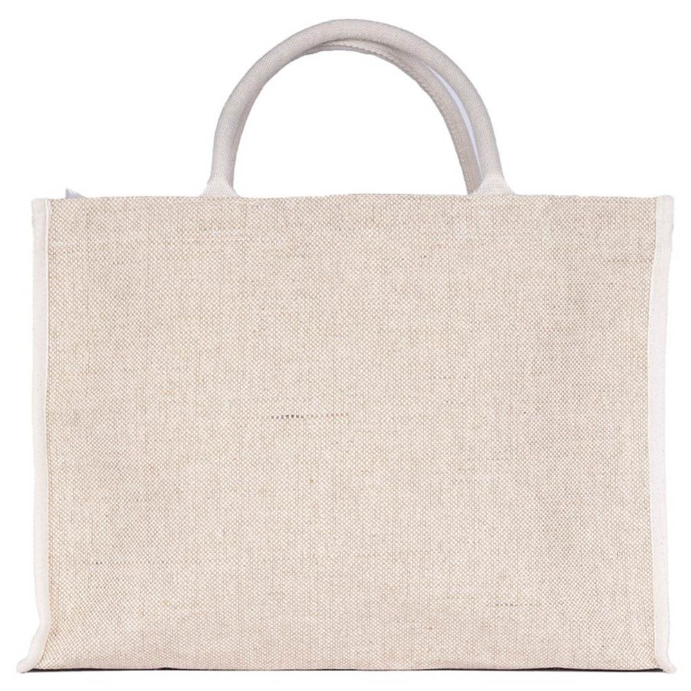 BYFT - Natural Shopping Jute Bag - Hello Beautiful