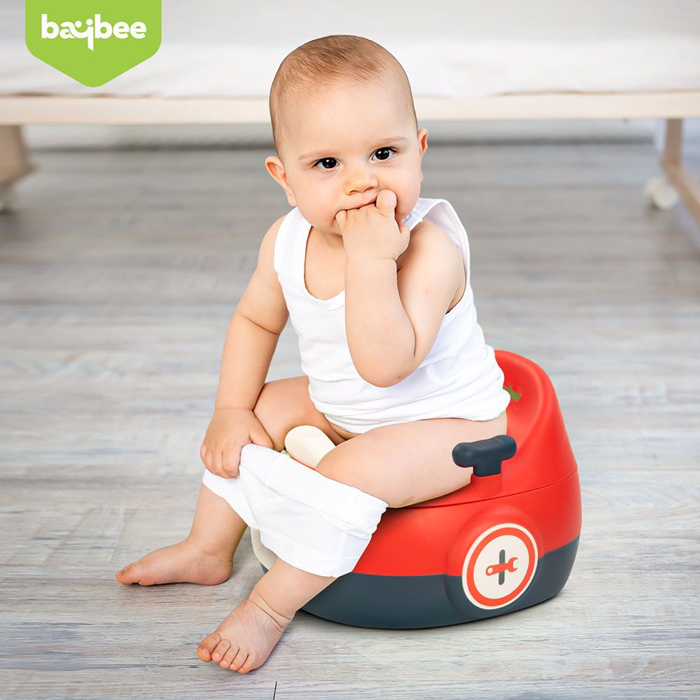 Baybee - Brook 3-In-1 Baby Potty Training Toilet Seat - Red