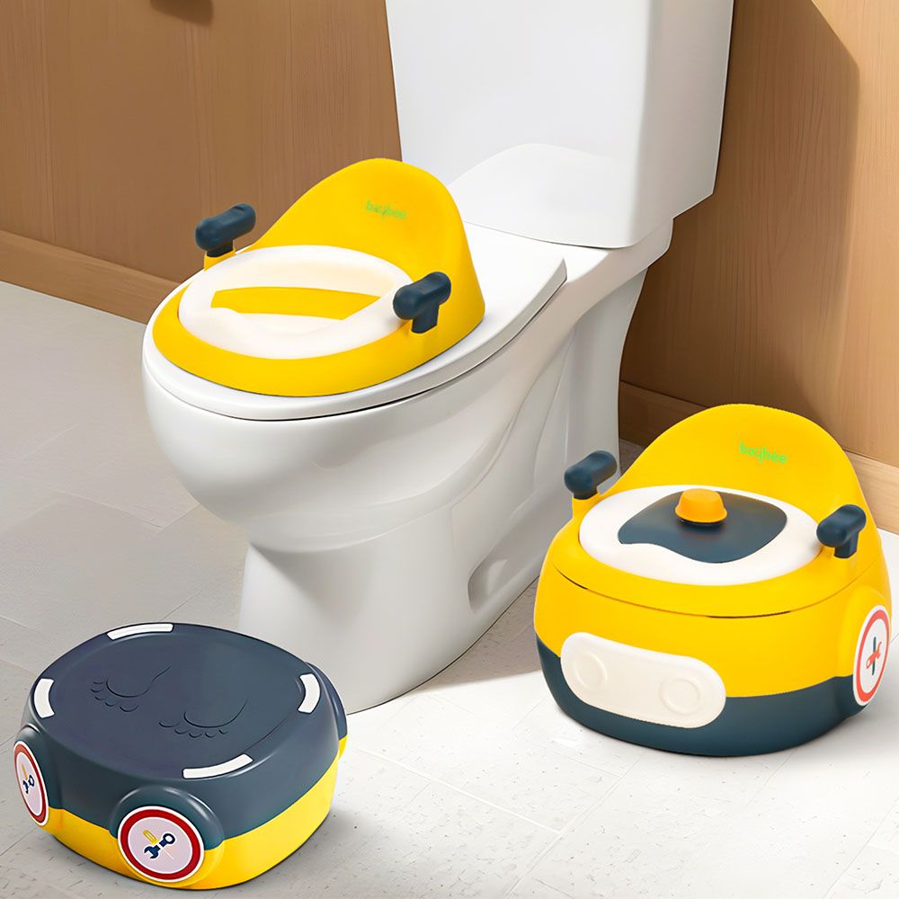 Baybee - Brook 3-In-1 Baby Potty Training Toilet Seat - Yellow