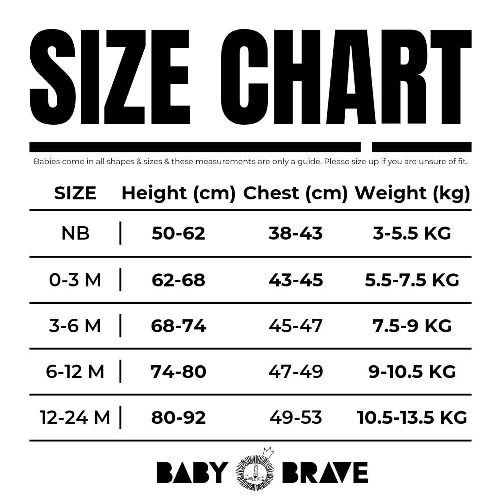 Baby Brave - Baby Bodysuit - Stone