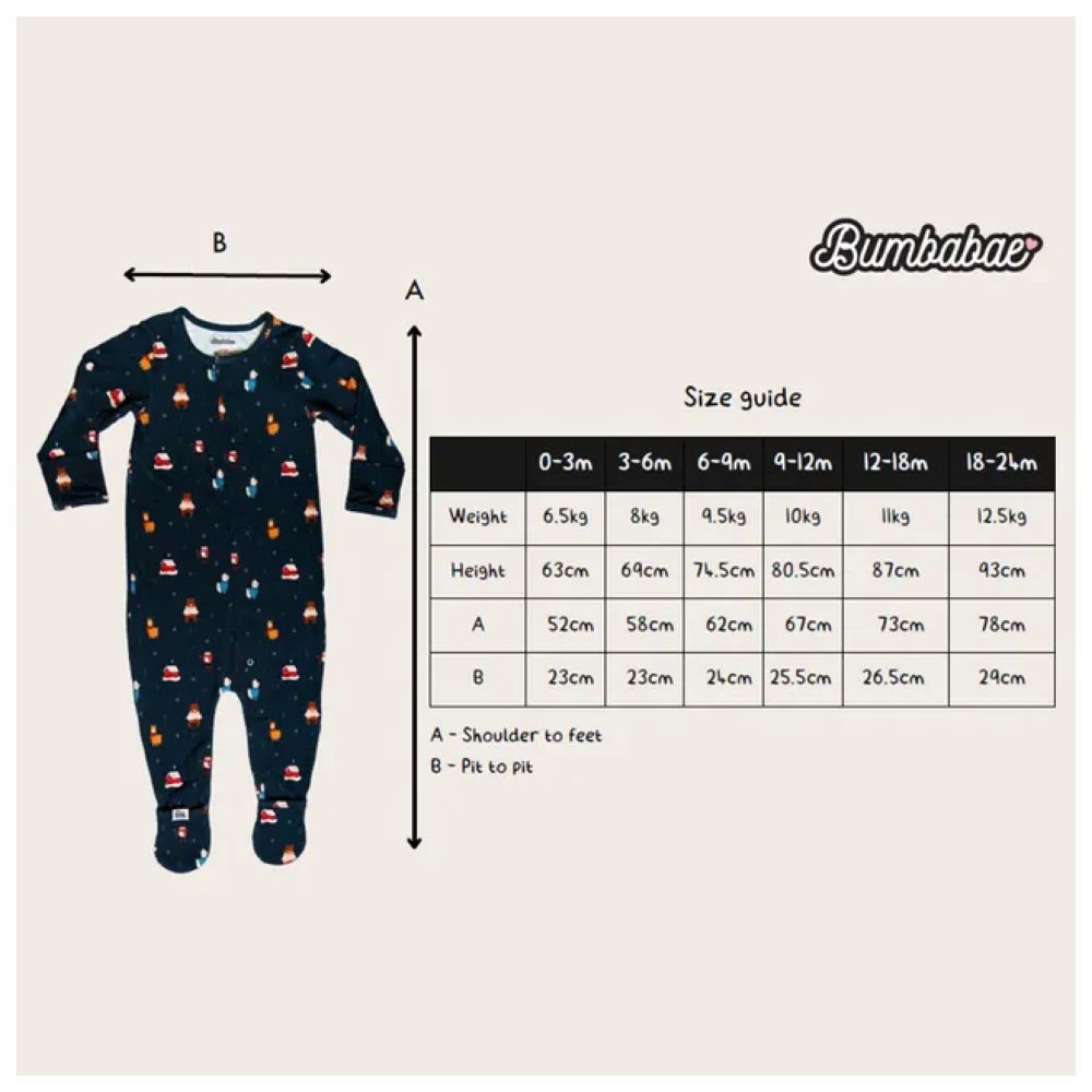 Bumbabae - MagClasp Sleepsuit - Cosy Winter