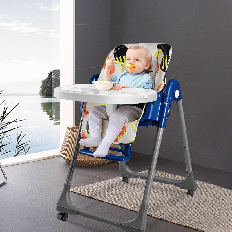 Lovely Baby - Graffiti High Chair - Blue