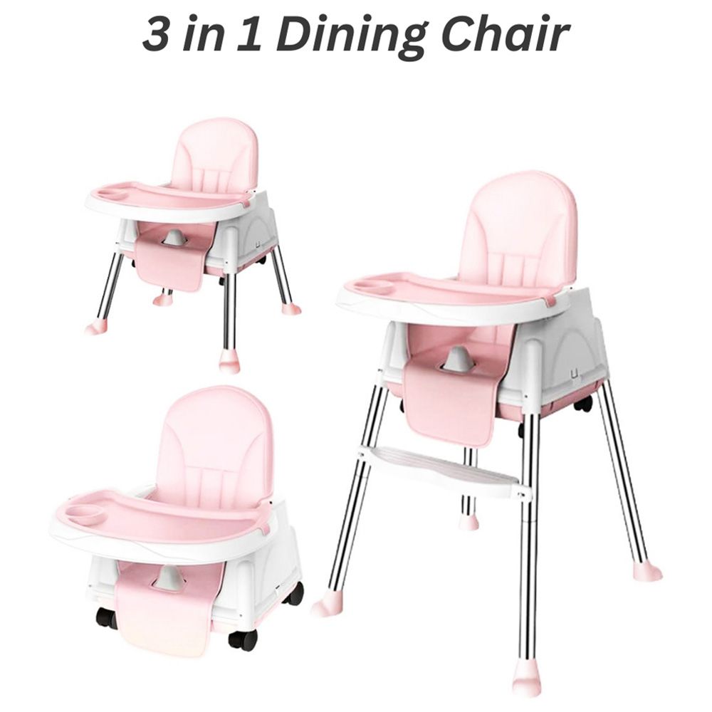 Lovely Baby - 3-In-1 High Chair - Pink