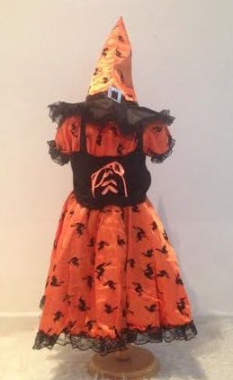 Coochy Coo Little Princess Child's Pretty Witch Costume-Large