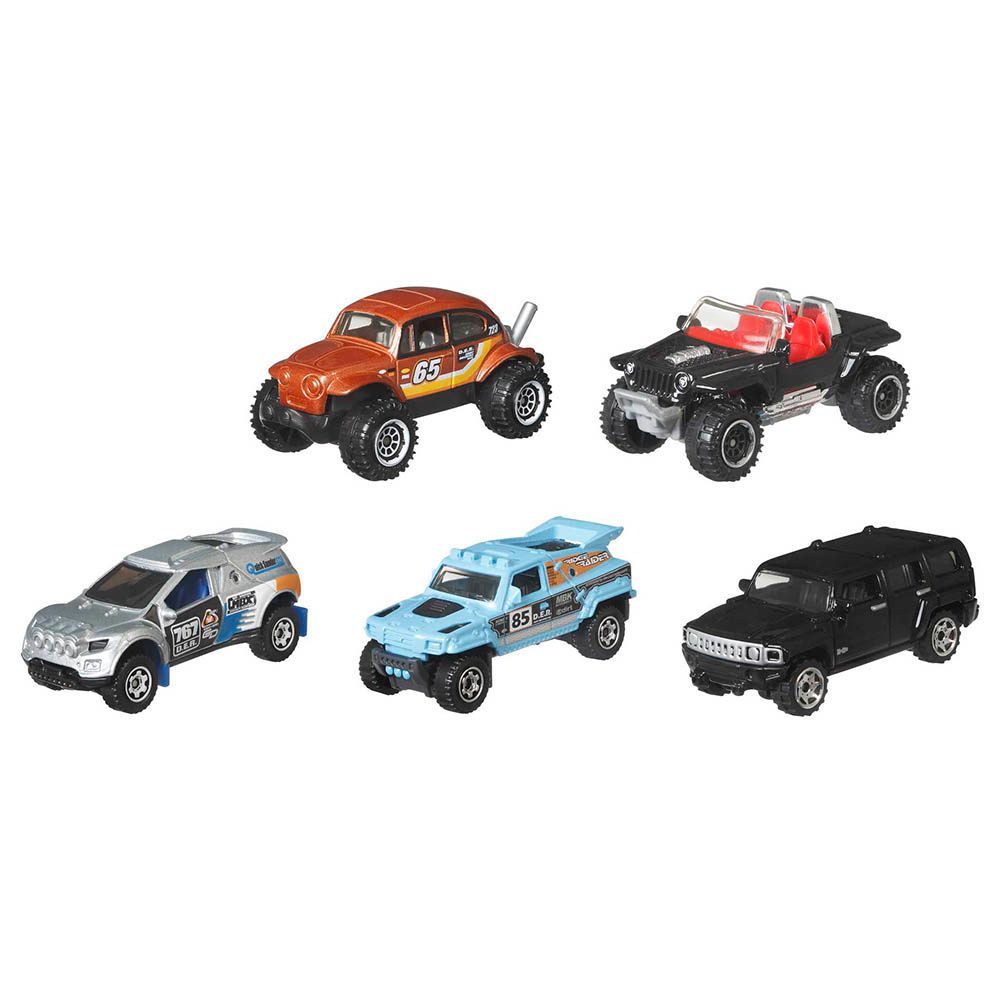 Mattel Games - Matchbox Diecast Car - 5pcs - Style May Vary