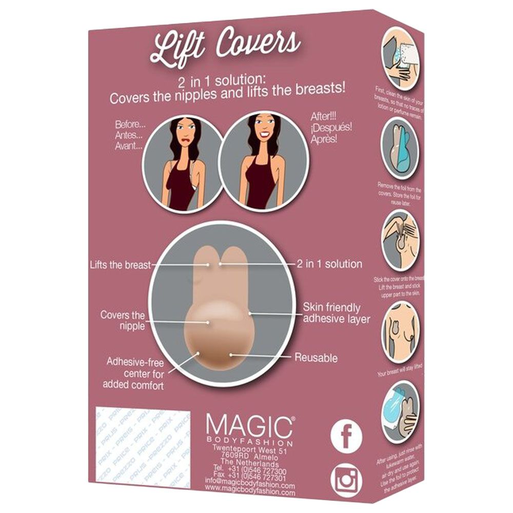 Klynn-Magic Bodyfashion - Lift Covers - Latte