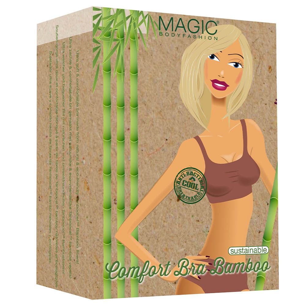 Magic Body Fashion - Bamboo Comfort Bra - Dark Nude