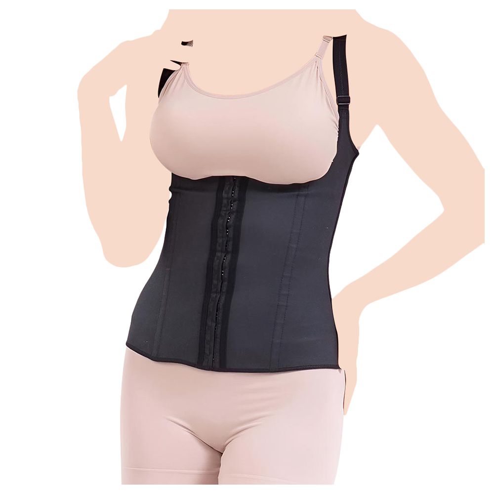 Esbelt Bela Vest Corset Black 2X