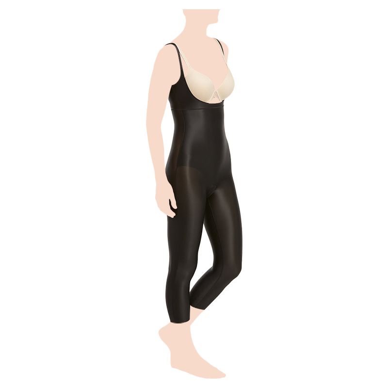 Spanx - Suit Your Fancy Open Bust Catsuit - Black