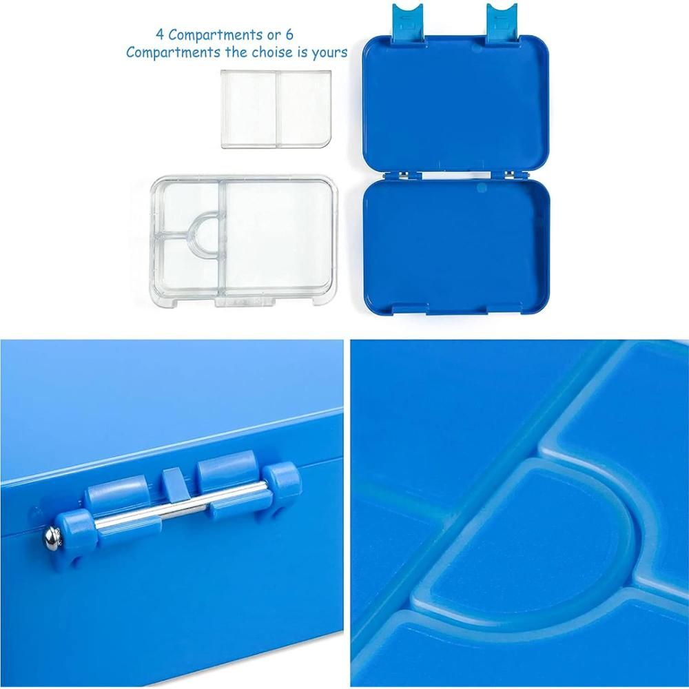 BonBon - 4-6 Compartment Lunch Box - Joystick - Blue