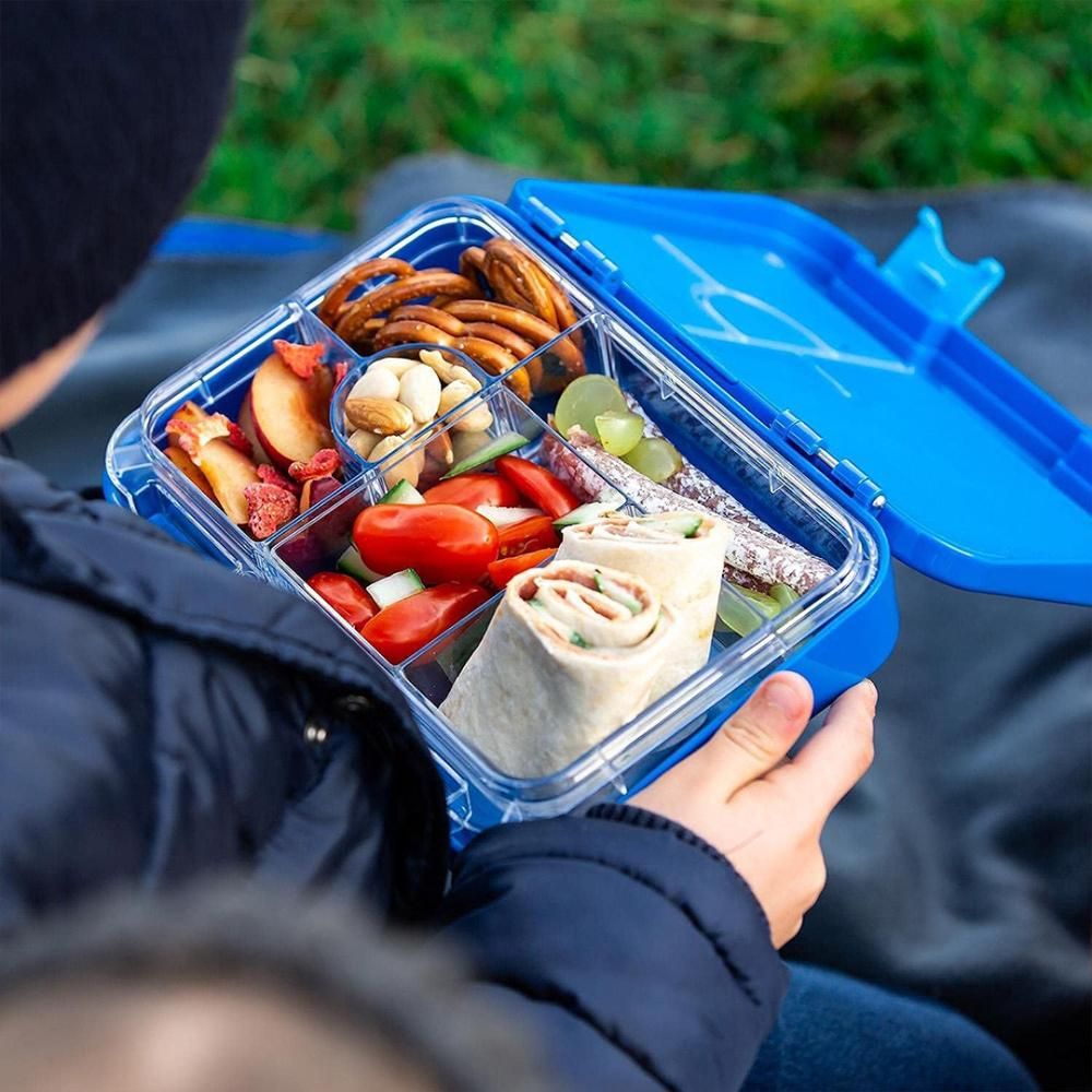 BonBon - 4-6 Compartment Lunch Box - Joystick - Blue