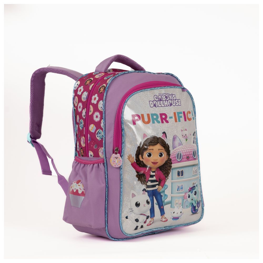 Gabby's Doll House - Kids Backpack - 16-inches - Purple